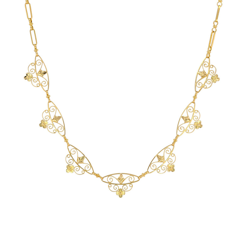 Collier vintage maille...