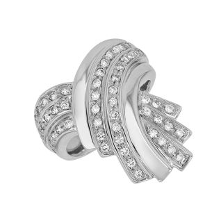 Bague or gris diamant (s)