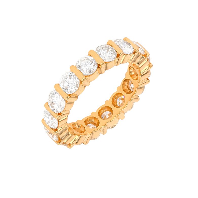Alliance or jaune diamant (s)