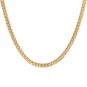 Collier maille anglaise or jaune 