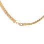 Collier maille anglaise or jaune 