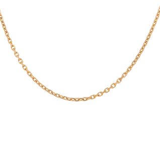 Chaine maille forçat or jaune 