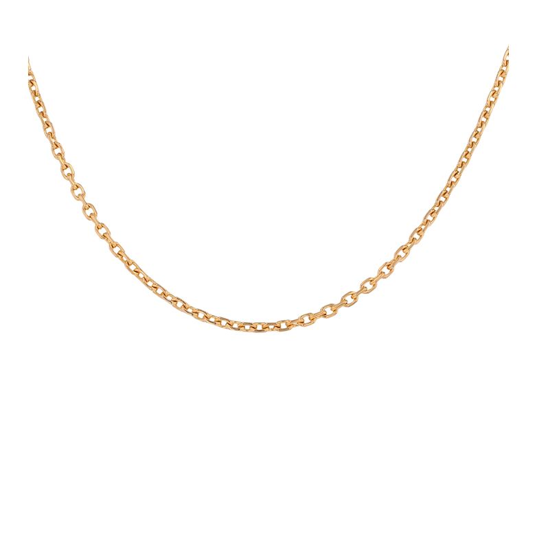Chaine maille forçat or jaune 