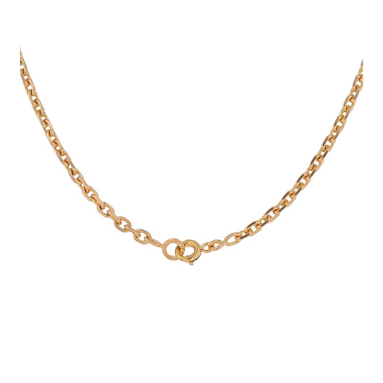Chaine maille forçat or jaune 