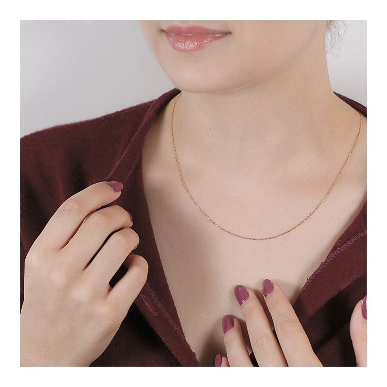 Chaine maille forçat or jaune 