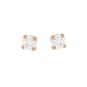 Boucles d'oreilles or jaune diamant (s) 