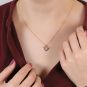 collier or bicolore diamant (s) 