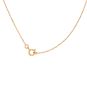 collier or bicolore diamant (s) 