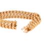 Bracelet maille américaine or jaune 
