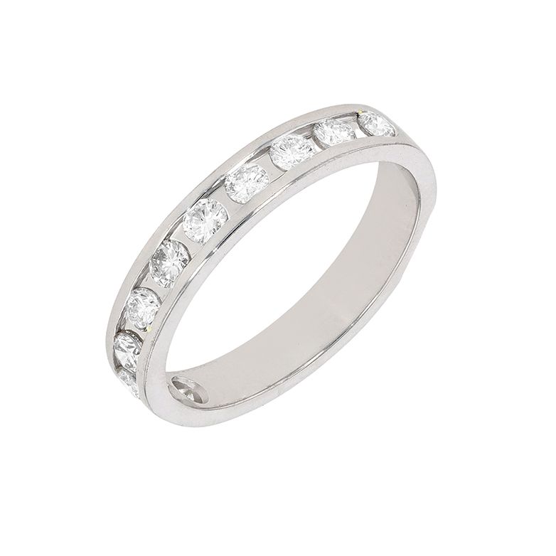 Alliance or gris diamant (s)