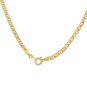 Chaine maille marine or jaune 