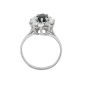 Bague or gris saphir et diamant(s) 