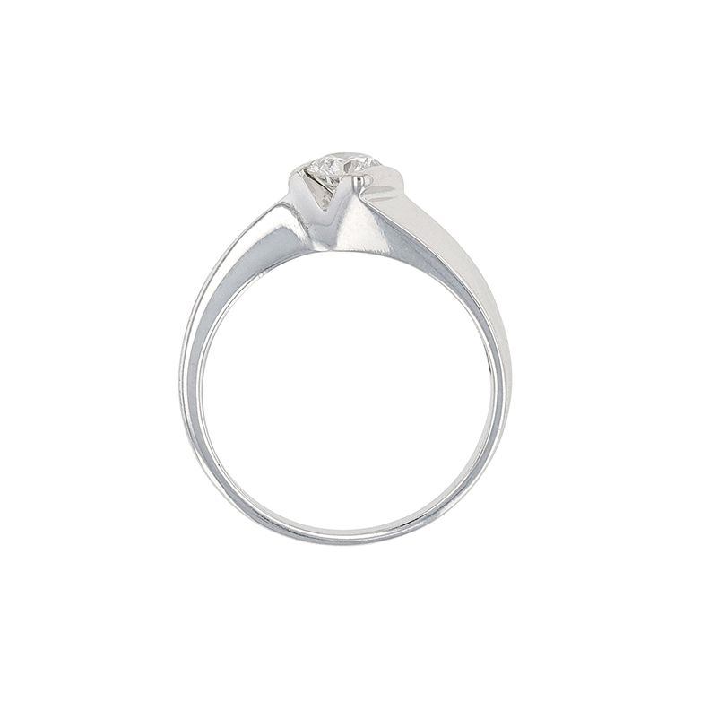 Bague or gris diamant (s) 