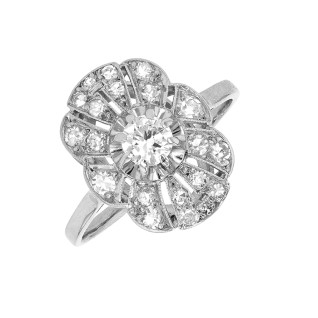 Bague ancienne diamants...