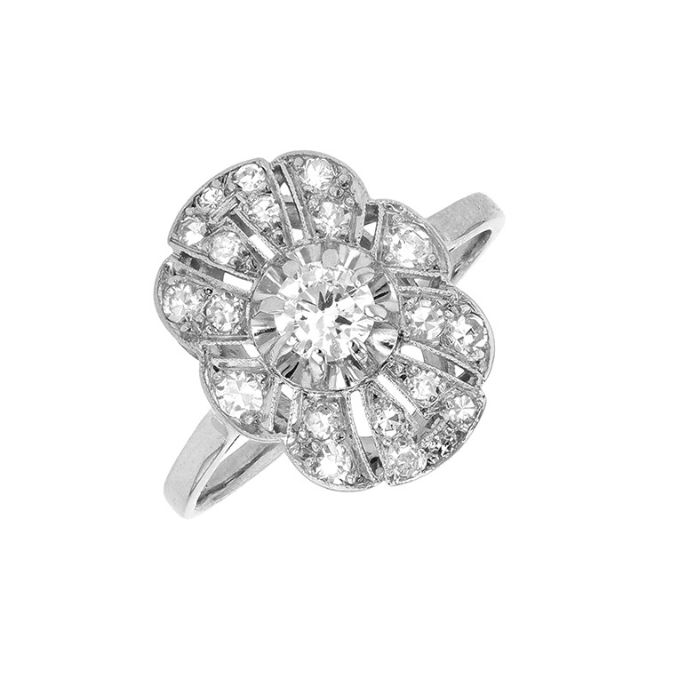 Bague ancienne diamants...