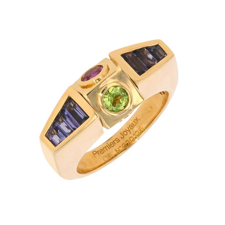 Bague or jaune Pierres Fines 