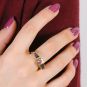 Bague or jaune Pierres Fines 