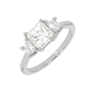 Bague or gris diamant (s) certifié