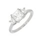 Bague or gris diamant (s) certifié
