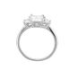 Bague or gris diamant (s) certifié