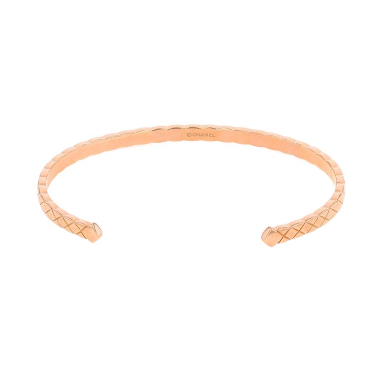 Bracelet or rose signé