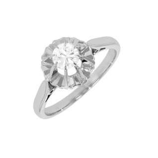 Solitaireor gris diamant (s) Vintage