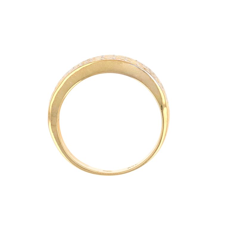 Bague or bicolore diamant (s) 