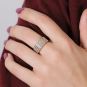 Bague or bicolore diamant (s) 