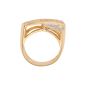 Bague or bicolore diamant (s)