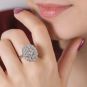 Bague or gris diamant (s) Vintage 