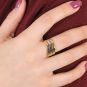 Bague or bicolore 