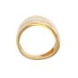 Bague or bicolore 