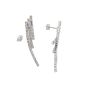 Boucles d'oreilles or gris diamant (s) 