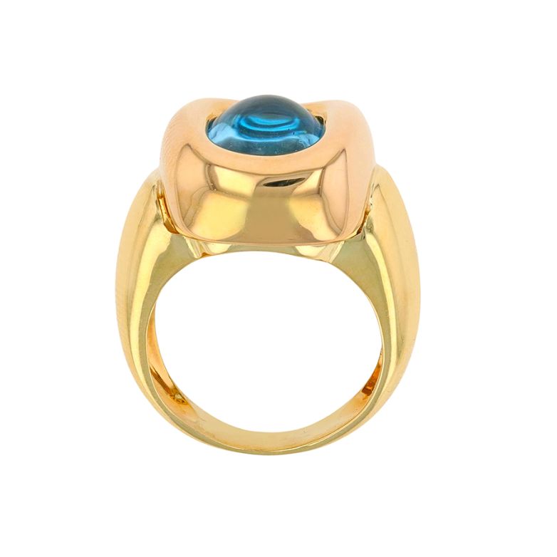 Bague or jaune Topaze