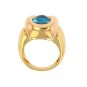 Bague or jaune Topaze