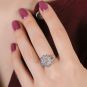 Bague or gris diamant (s) Vintage 