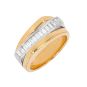 Bague or bicolore diamant (s)
