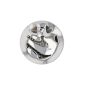 Pendentif or gris diamant (s) 