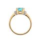 Bague 2 ors diamant,P.fine 