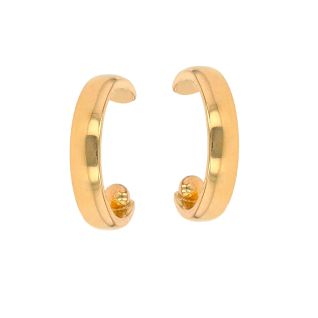 Boucles créoles or jaune