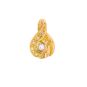 Pendentif or jaune diamant (s)