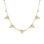 collier or jaune Vintage
