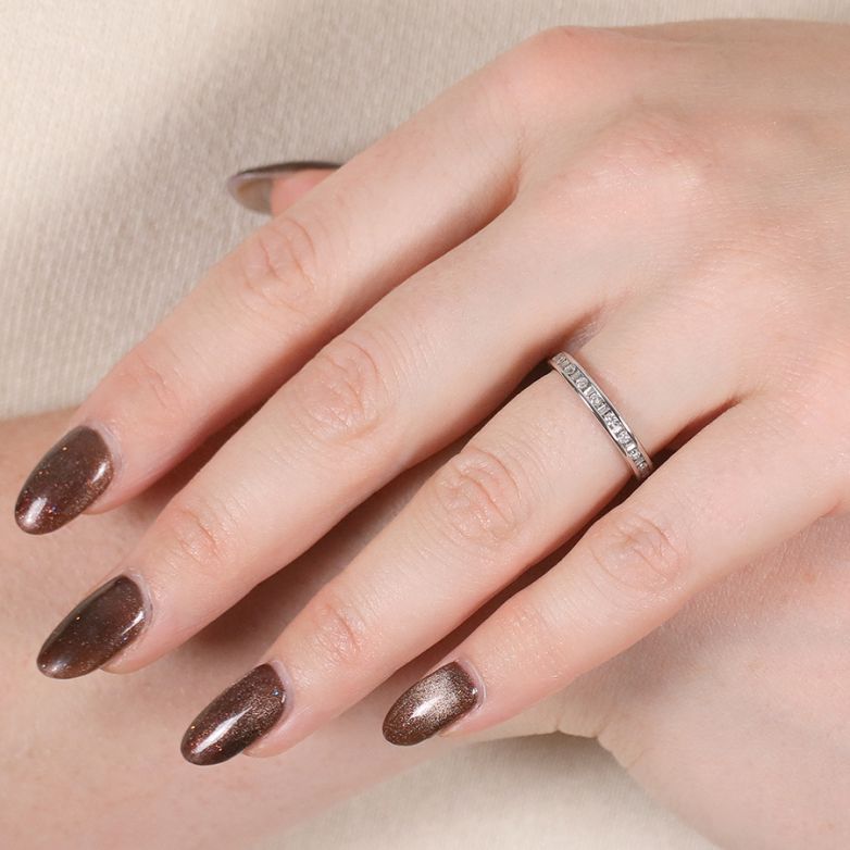 Alliance or gris diamant (s) 