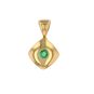 Pendentif or jaune Emeraude
