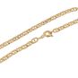 Bracelet maille marine or jaune 