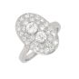 Bague or gris diamant(s) t. ancienne Vintage