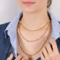 collier or jaune Perle 
