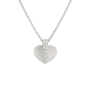 Collier maille forçat or gris diamant (s)