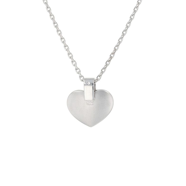 Collier maille forçat or gris diamant (s) 
