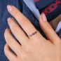 Bague or jaune diamant,P.fine améthystes et iolite